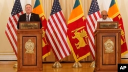 Держсекретар США Помпео та міністр закордонних справ Шрі-Ланки Дінеш Гунавардена