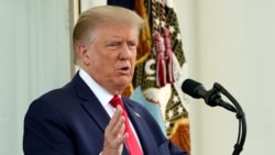 Presidenti Donald Trump, në një konferencë për shtyp.