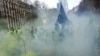 Brussels Police Water-cannon 'yellow vest' Protesters