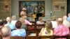 FILE - Eli Barsi leads yodeling workshop at The Country Music Hall of Fame and Museum, Nashville, Tennessee (M.Osborne/VOA).