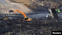 Tambang batu bara di kabupaten Palaran, Samarinda, Kalimantan Timur. (Reuters/Zevanya Suryawan) 
