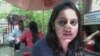Meher Rana, a first-year student at Jesus and Mary College in New Delhi, worries that the US shutdown will impact India's struggling economy. (VOA/Aru Pande)