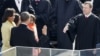Barack Obama takes the Oath of Office as the 44th President of the United States as he is sworn in by U.S. Chief Justice John Roberts (R) during the inauguration ceremony in Washington, January 20, 2009.