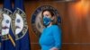 Speaker of the House Nancy Pelosi, D-Calif., pauses as she meets with reporters on Capitol Hill in Washington, Nov. 12, 2020.