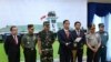Presiden Joko Widodo dalam konferensi pers di Pangkalan TNI AU Halim Perdanakusuma Jakarta, 12 Desember 2017.