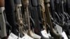 FILE PHOTO: Hunting rifles displayed for sale