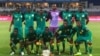 L'équipe de football du Sénégal avant d’affronter la Tunisie, Franceville, Gabon, le 15 janvier 2017
