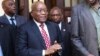L'ancien président sud-africain, Jacob Zuma, au sortir du tribunal à Durban, le 8 juin 2018.