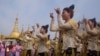ရန်ကုန်သင်္ကြန် ရခိုင်ရိုးရာအကမြင်ကွင်း