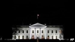 A view of the White House in Washington, Jan. 23, 2019. 