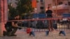 Припадници на израелските безбедносни сили се видени во областа каде што се случи експлозија во Тел Авив на 19 јули 2024 година