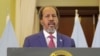 Le président somalien Hassan Sheikh Mohamud s'adresse aux députés à Mogadiscio, en Somalie, le mercredi 21 février 2024. (Photo AP/Farah Abdi Warsameh)