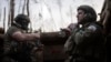 Украинские военные на передовой. Донецкая область. 12 апреля 2024 года. (AP Photo/Alex Babenko)