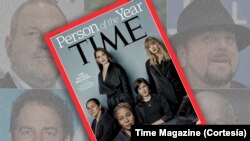 Orang-orang di balik gerakan #MeToo dinyatakan majalah Time sebagai Person of the Year untuk tahun 2017. 