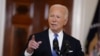 Presiden AS Joe Biden menyampaikan pernyataan terkait keputusan Mahkamah Agung yang menyatakan Donald Trump kebal dari tuntutan federal tentang upaya membalikkan hasil pemilu 2020, di Gedung Putih, Washington, pada 1 Juli 2024. (Foto: Reuters/Elizabeth Frantz)