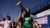 Foto de archivo. Mujeres protestan exigiendo que el gobierno libere a las presas por abortar, en San Salvador, El Salvador.