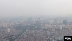 FILE - Most Vietnamese worry about air pollution, but it's cited most highly as a concern in Hanoi, which is closer to the polluting factories of southern China.