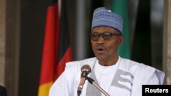 FILE - igerian President Muhammadu Buhari.