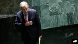 Мораме да го надополниме изгубеното време од непреземање итни акции, притисок и гола алчност на вкоренети интереси кои собираат милијарди од фосилни горива, рече генералниот секретар на ОН 