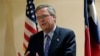 Former Florida Governor Jeb Bush talks with the media following his address on education to the Texas Business Leadership Council in Austin, Texas. Bush writes in a new book that the nation needs to completely overhaul its immigration policies but caution
