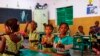 CEFISE School in Burkina Faso--both hearing and non-hearing students learn together in the classroom 