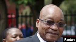Le Président sud-africain Jacob Zuma 