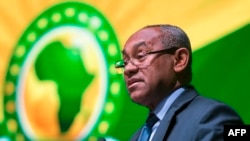 Ahmad Ahmad, lors de la 40e Assemblée générale, Casablanca, Maroc, 2 février 2018.