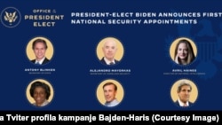Para pemegang jabatan tertinggi bidang keamanan nasional dan diplomatik yang dinominasikan oleh Joe Biden. (Foto: kombinasi)