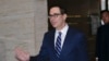 Le secrétaire américain au Trésor, Steven Mnuchin, qui conduit la délégation américaine à Pékin.