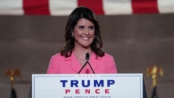 Ish-ambasadorja e Shteteve të Bashkuara në OKB, Nikki Haley duke folur në Kuvendin Republikan.
