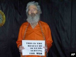 This undated handout photo provided by the family of Robert Levinson, shows retired-FBI agent Robert Levinson. Levinson, 64, went missing on the Iranian island of Kish in March 2007. Levinson's family received these photographs of him in April 2011.
