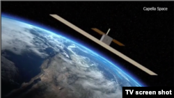 Militer AS memanfaatkan inovasi perusahaan rintisan 'Capella Space' (Foto: VOA-Elizabeth Lee/Video screen shot)