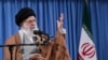 FILE - In this picture released by an official website of the office of the Iranian supreme leader, Ayatollah Ali Khamenei speaks at a meeting with a group of Revolutionary Guards and their families, in Tehran, Iran, April 9, 2019.