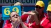 Holy Chow! Winner Eats Record 70 Hot Dogs in 10 Minutes