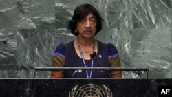 Komisaris Tinggi PBB untuk HAM, Navi Pillay menghendaki penyelidikan internasional terhadap catatan hak asasi manusia Korea Utara (foto: dok)