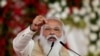 Perdana Menteri India Narendra Modi berpidato di Ahmedabad, India, 12 Maret 2021. (Foto: Reuters)