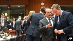 Fransiya Prezidenti Fransua Olland va Britaniya Bosh vaziri Deyvid Kameron