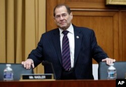 FILE - House Judiciary Committee ranking member Rep. Jerrold Nadler, D-N.Y.