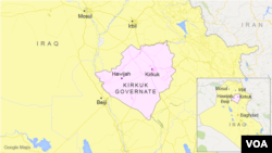 Wilauah Hawijah di Kirkuk, Irak.