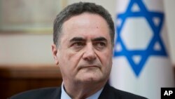 Menlu Israel, Israel Katz di Yerusalem, 17 Februari 2019.
