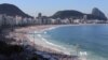 World Cup Fans Gather on Top of Sugarloaf Mountain