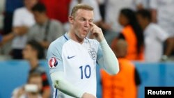 Wayne Rooney de l'Angleterre, 27 juin 2016.