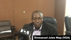 Jean-Claude Fogno, secrétaire exécutif de l’ONG Mandela Center à Yaoundé, le 2 août 2019. (VOA/Emmanuel Jules Ntap)
