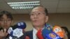 台湾海巡署署长王进旺3月17日在立院 （美国之音申华拍摄）