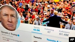 Nekadašni profil Donalda Trumpa
