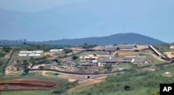 FILE - This photoshows the private compound homestead of South African President Jacob Zuma in Nkandla, South Africa.