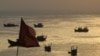 Fishing boats are seen on bay of Ly Son islands of Vietnam's central Quang Ngai province, April 10, 2012. 