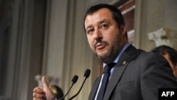 Matteo Salvini à Rome, le 14 mai 2018.