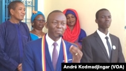 Dr Succès Masra président du parti les transformateurs, N’Djamena, Tchad, le 11 août 2019. 