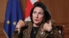 Georgia's president says she talked with Trump, Macron about 'stolen election'